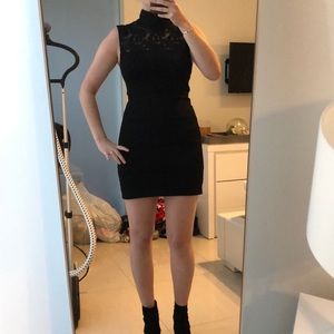 Alice and Olivia Black bandeau dress